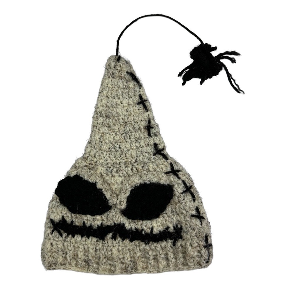 Handmade Crochet Oogie Boogie Nightmare Before Christmas Infant Halloween Hat